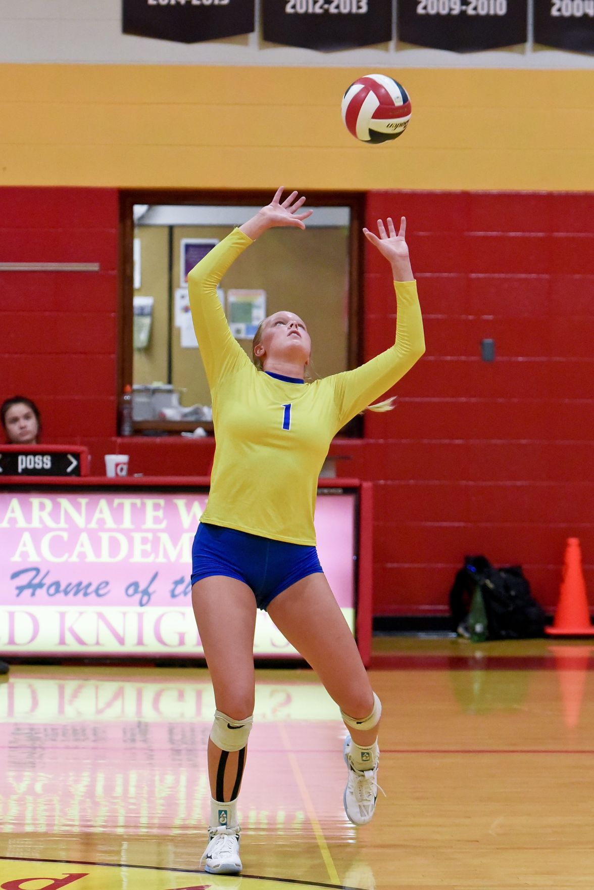 Borgia at Incarnate Word girls volleyball